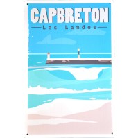 AF11- Lot de 5 Affiches vintage Capbreton- 20x30cm